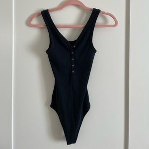 Abercrombie and Fitch Button-Up Bodysuit